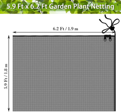 Fruit Tree Netting Covers with Zipper to Protect from Squirrels and Birds Large Netting for Fruit