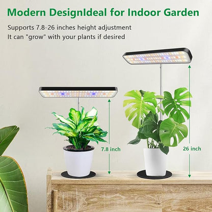 Grow Lights for Indoor Plants, Full Spectrum Table Plant Lights for Growing Small Plants, 5000K