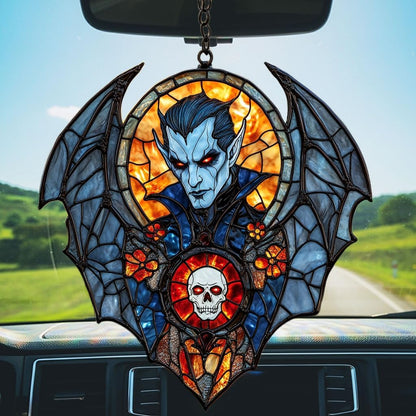 Dracula Halloween Acrylic Suncatcher Stained Glass Effect Window Car Hanging Christmas Ornament
