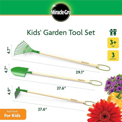 Red Toolbox Miracle-GRO Set 3 pcs - Long Garden Tools
