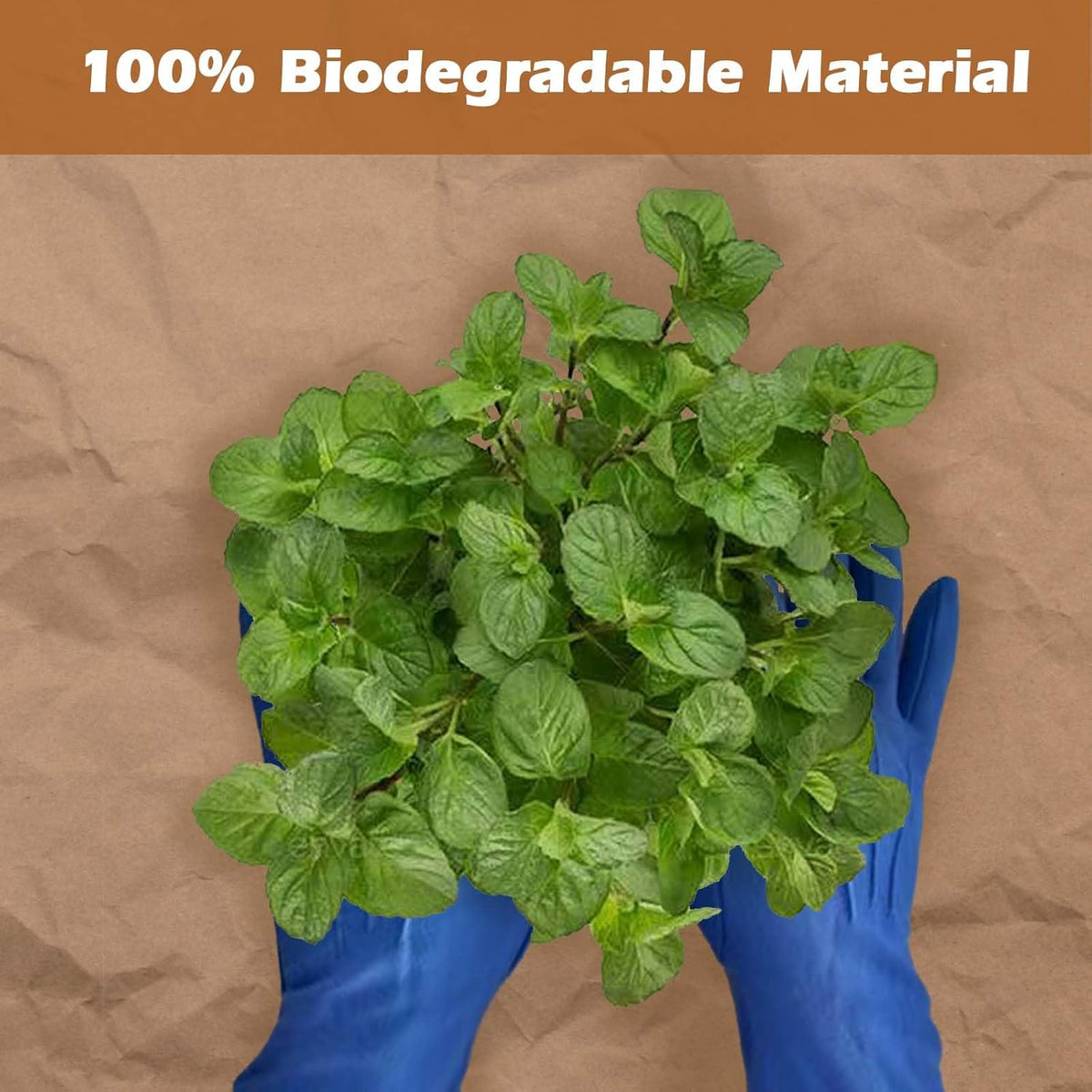 4 x 100 Ft Biodegradable Paper Weed Barrier Heavy Duty Biodegradable Landscape Fabric Garden Bed