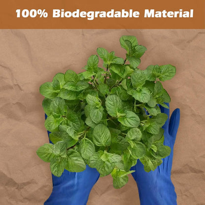 4 x 50 Ft Biodegradable Paper Weed Barrier Heavy Duty Biodegradable Landscape Fabric Garden Bed