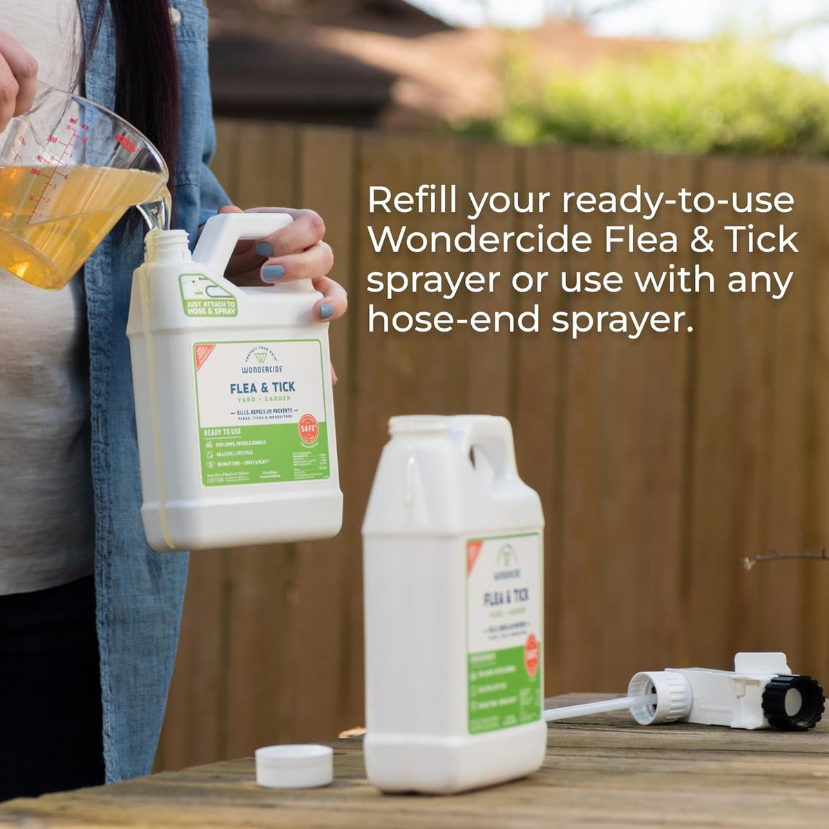 Wondercide - Flea and Tick Spray Concentrate for Yard and Garden with Natural Essential Oils
