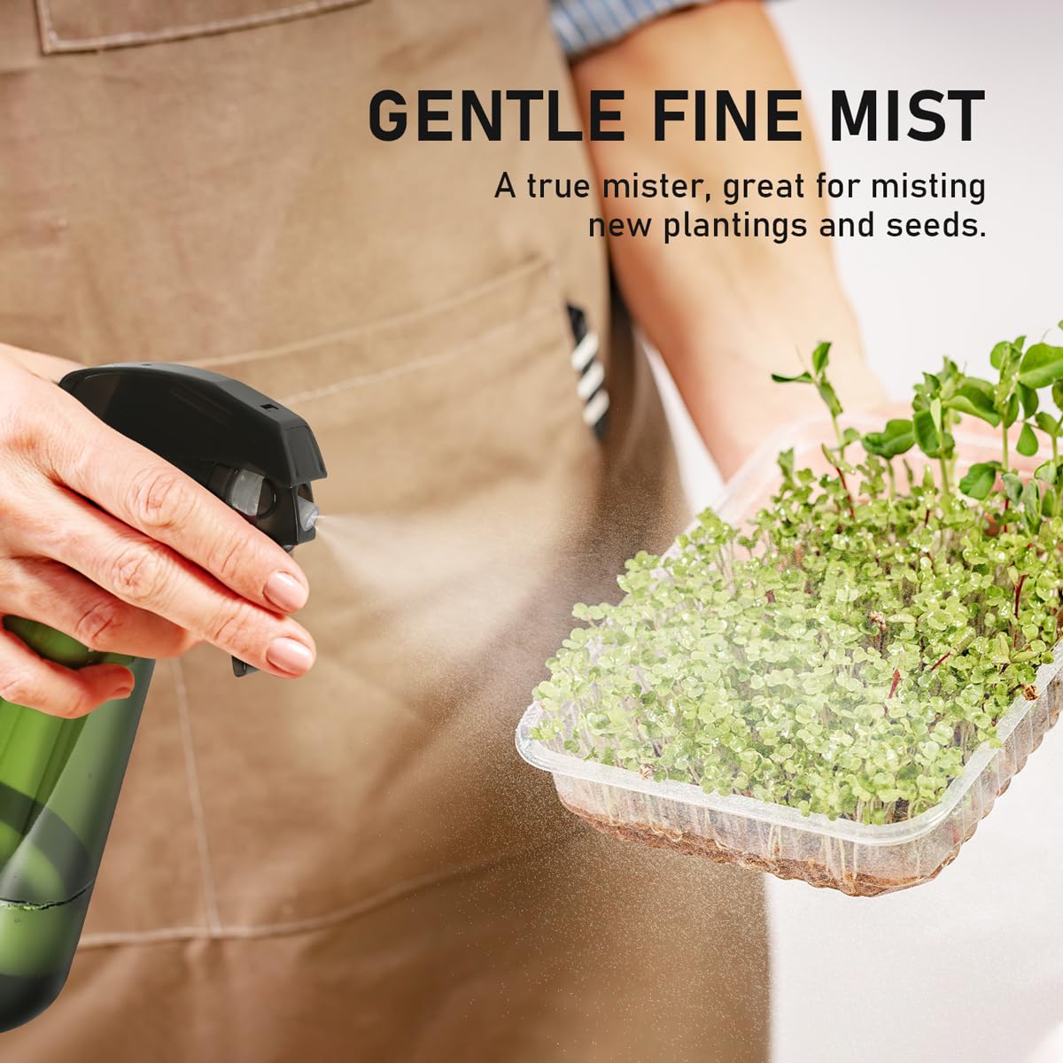 Spray Bottle for Plants 2 Pack, 16oz - Ultra Fine Mist, Plant Mister Indoor