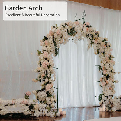 8.3 Ft H x 4.6 Ft W Metal Pergola Arbor for Various Climbing Plant Wedding Garden Arch Bridal Party