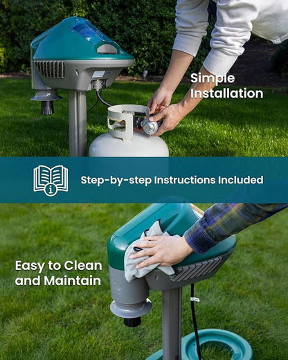 OWLTRA MT2410 Outdoor Super Effective Mosquito Trap, Quiet, Odorless, All-Weather Insect Control
