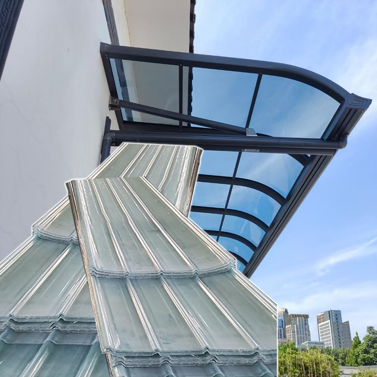 Plastic Roof Panels,Translucent Greenhouse Panel,Daylighting Roof Panels,Sturdy Panel,Cuts