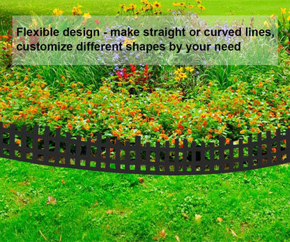 Garden Edging 33FT, Landscape Edging Borders [Extra Tall 4.9IN ] Flexible Lawn Edging Kit with