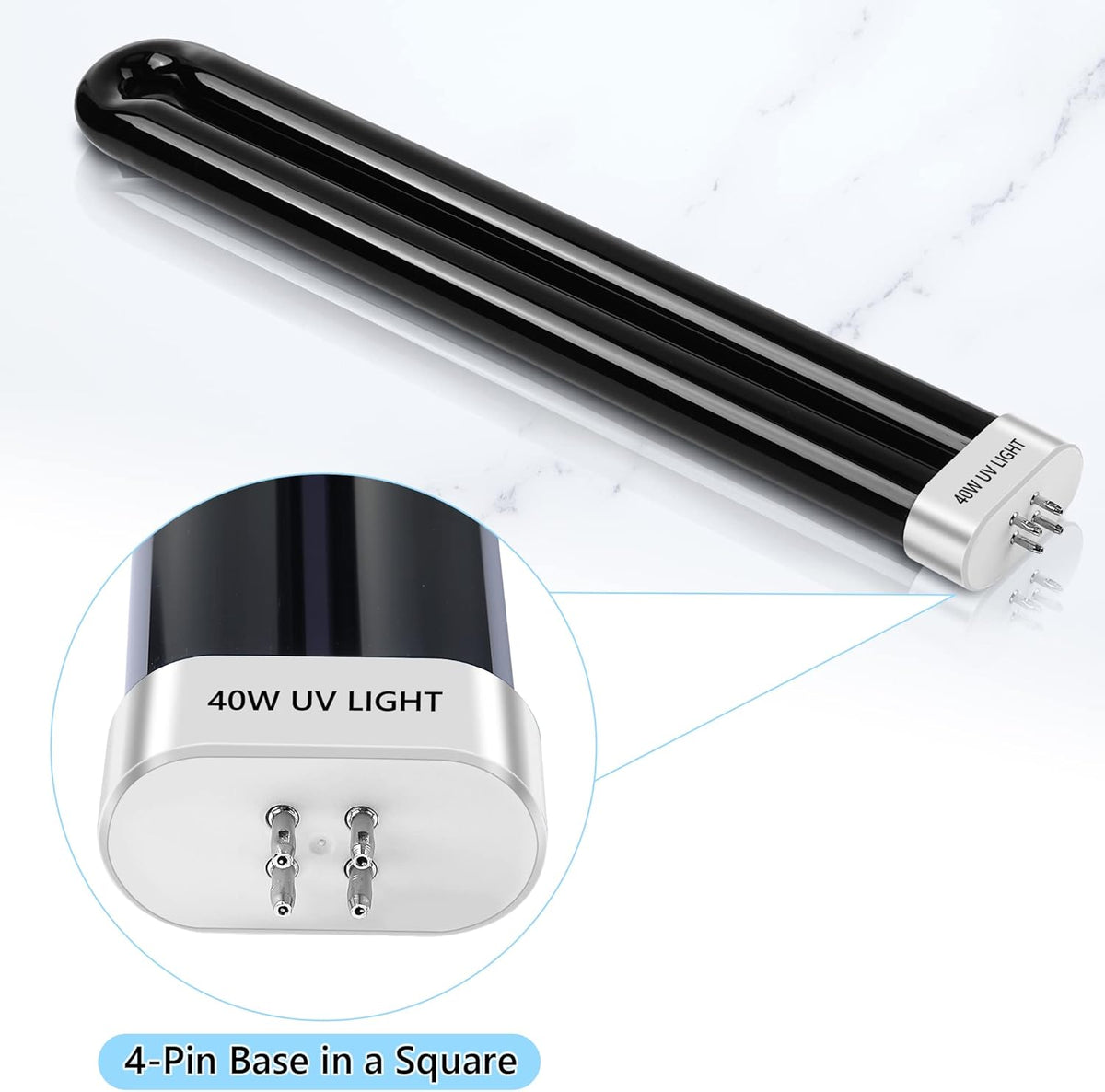 Bug Zapper Replacement Bulbs, 40w Black Light Bulb Compatible with Black Flag Bug Zapper Model