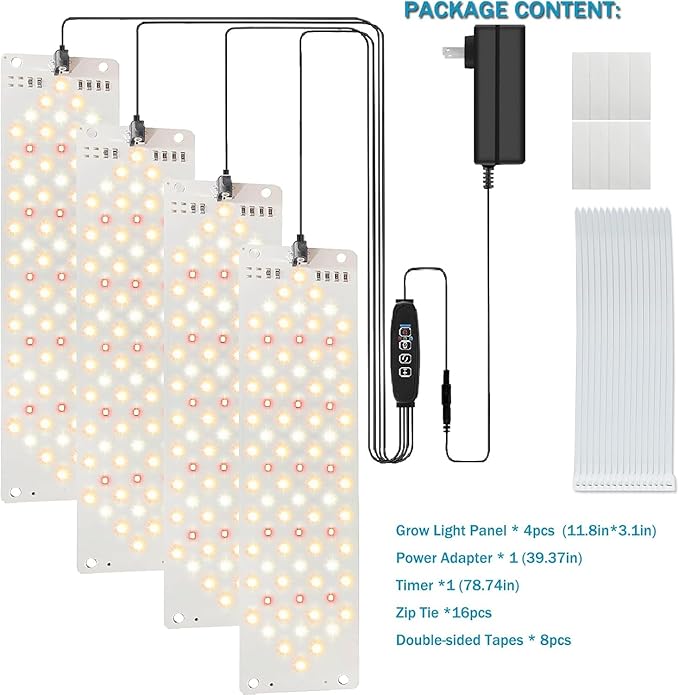 Led Grow Light,Grow Lights for Indoor Plants Full Spectrum, 316leds Plant Lights for Indoor Growing