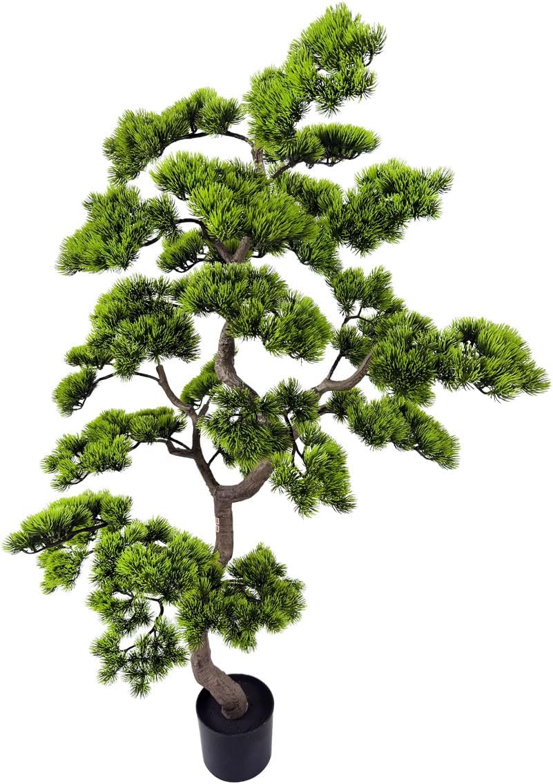 5ft Artificial Bonsai Tree - Large Faux Plants Indoor with Ceramic Pot, Realistic Fake Plants Decor