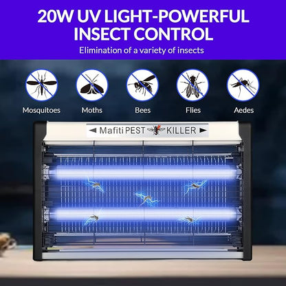 mafiti Bug Zapper Fly Traps Indoor Hanging Electric Mosquito Killer 3500V Gnats Fruit Trap for Home