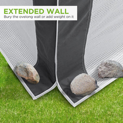 EAGLE PEAK Replacement Cover for 8x6 Portable Pop up Greenhouse with Polyester Reinforced Corners