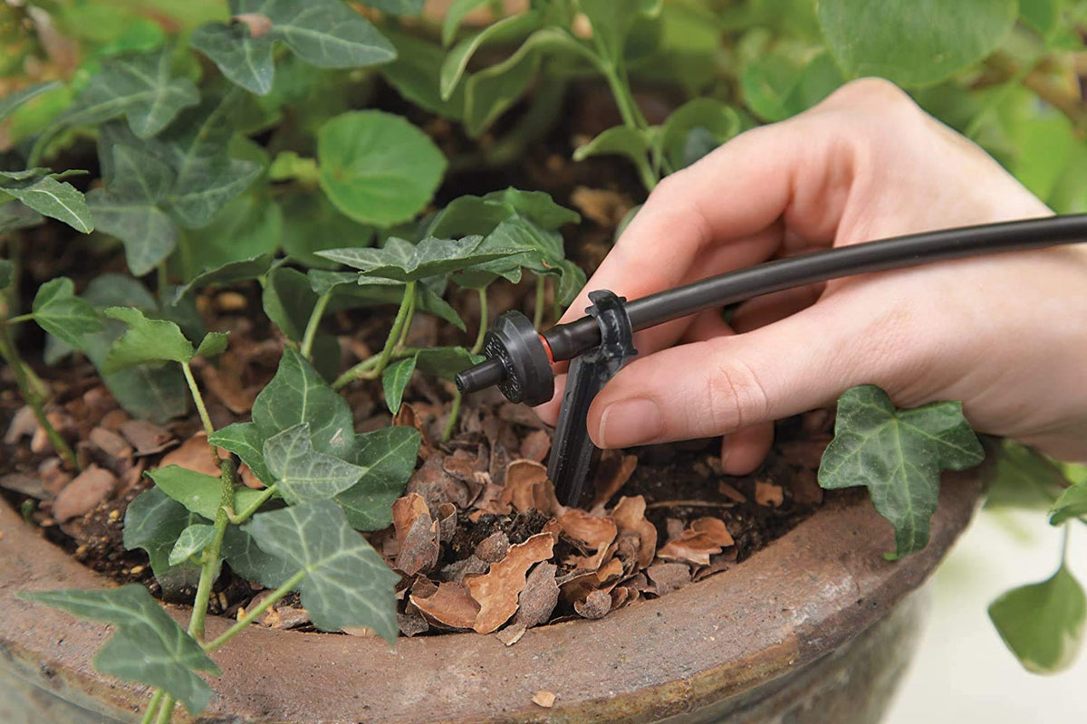 Raindrip R560DP Drip Watering System, Automatic Drip Irrigation System with Timer for Containers