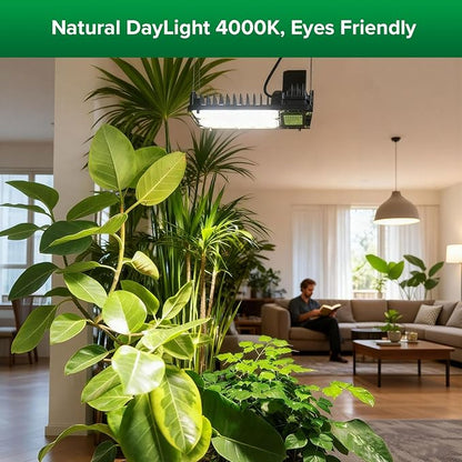 SANSI Grow Lights for Indoor Plants Full Spectrum, 100W(750W Equiv) Plant Light with Optical Lens
