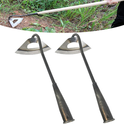 Garden Hoe All-Steel Hardened Hollow Hoe, Sharp Durable Garden Weeding Tools, Garden Edger Weeder