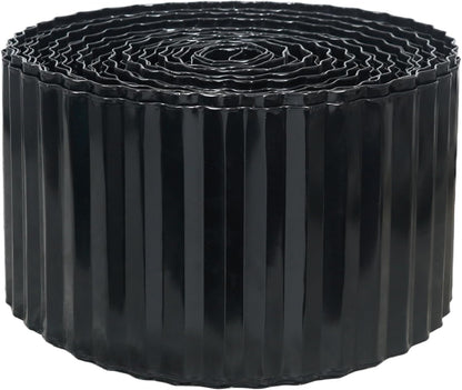 Corrugated Metal Garden Edging, 6"×100Ft Landscape Edging Border for DIY Lawn, Flower Bed and
