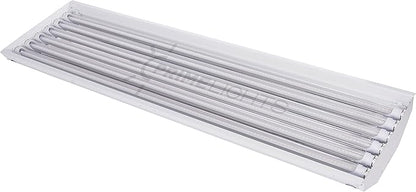 PrimeLights 6 Bulb/Lamp T8 LED High Bay Warehouse, Shop, Commercial Light Fixture