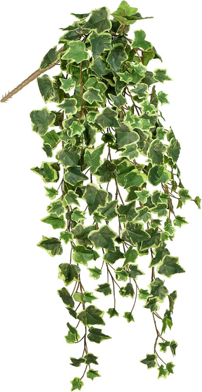Hollyone Artificial Hanging Plants 35.4" Fake Ivy Vine Faux Ivy Leaves Fire and UV Resistant
