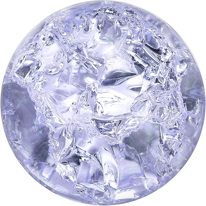 uxcell 40mm/1.6" Crystal Sphere Ball Ice Cracked Glass Solid Decorative Sphere Crystal Ball Prop