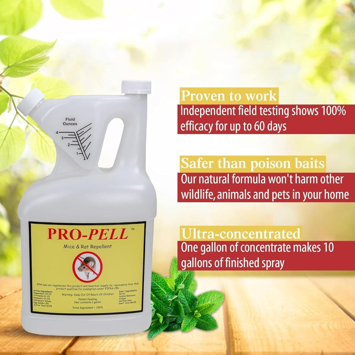 One Gallon Jug Rodent Repellent Makes 10 Gallons