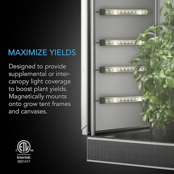 AC Infinity IONBEAM S11, Full Spectrum LED Grow Light Bars 11”, Deeper Penetration Samsung LM301H