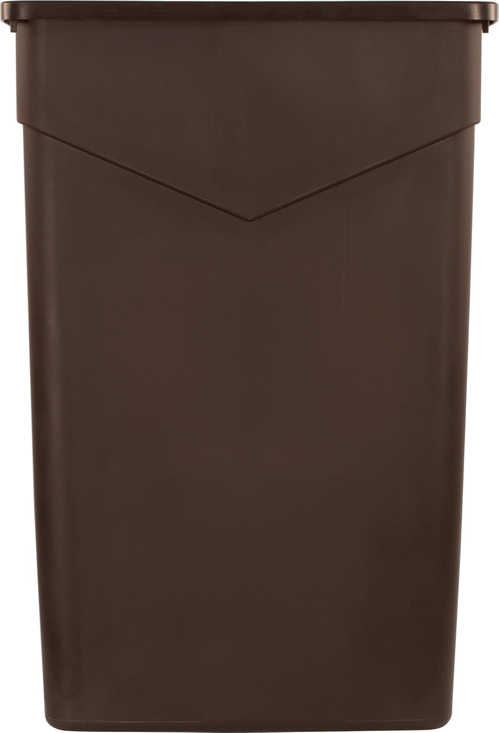 Carlisle FoodService Products 34202369 TrimLine Rectangle Waste Container Trash Can Only, 23