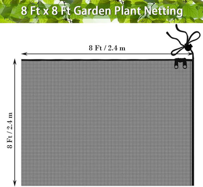 Fruit Tree Netting Covers with Zipper to Protect from Squirrels and Birds Large Netting for Fruit