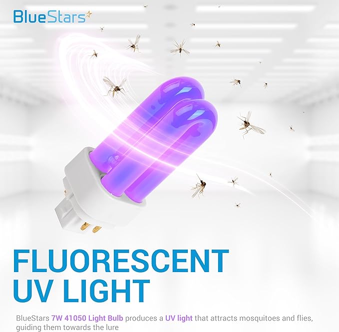 BlueStars Premium Quality 7W 41050 Replacement UV Light Bulbs for Indoor DynaTrap Models DT1050