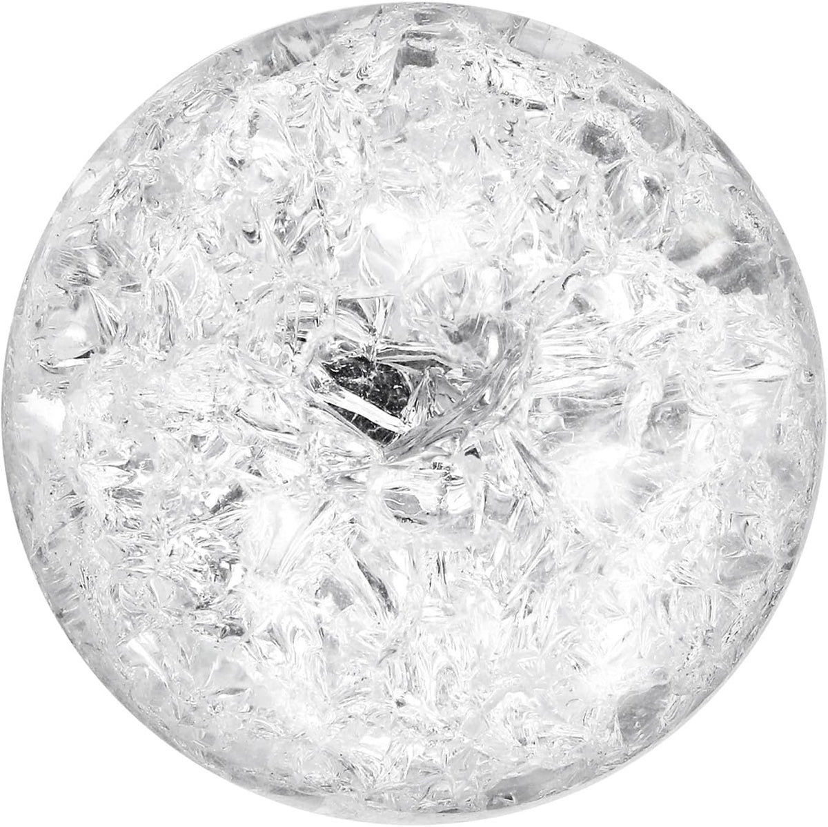 uxcell 40mm/1.6" Crystal Sphere Ball Ice Cracked Glass Solid Decorative Sphere Crystal Ball Prop