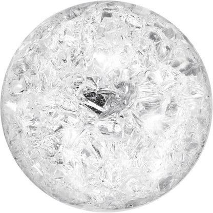uxcell 40mm/1.6" Crystal Sphere Ball Ice Cracked Glass Solid Decorative Sphere Crystal Ball Prop