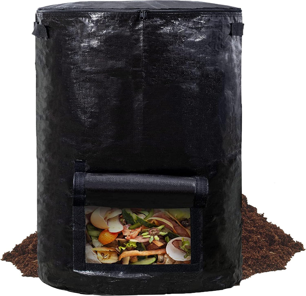 Compost bin Bags,Big Compost Bag,Garden Compost bin Bags,80 Gallon Compost bin for Garden Yard