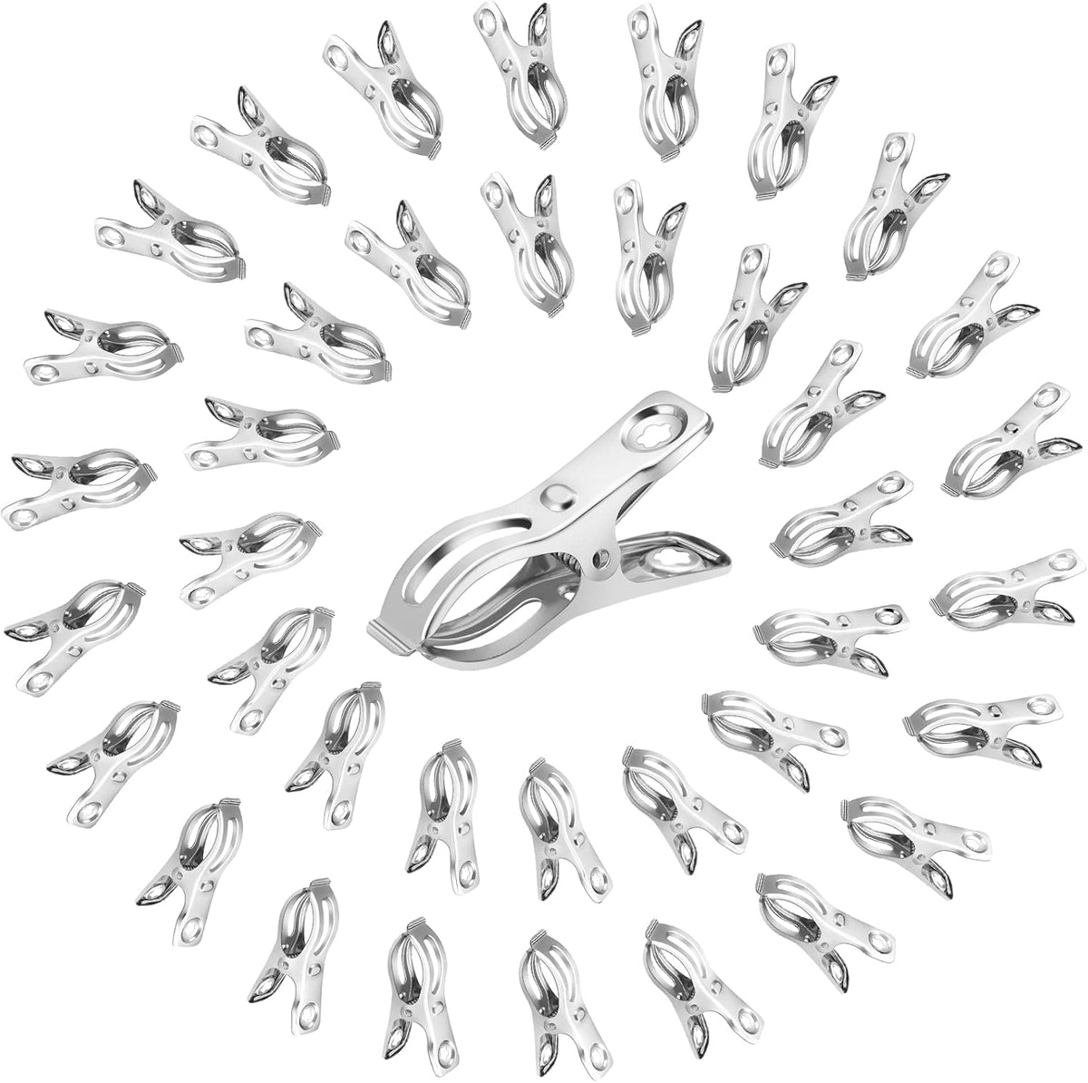 120 Pcs Greenhouse Clips, Garden Clips for Netting, Stainless Steel Greenhouse Clamps, Have a