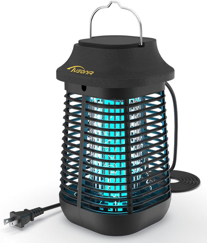 Bug Zapper, 4200V High Power Electric Mosquito Zapper for Outdoor and Indoor, Waterproof Efficient