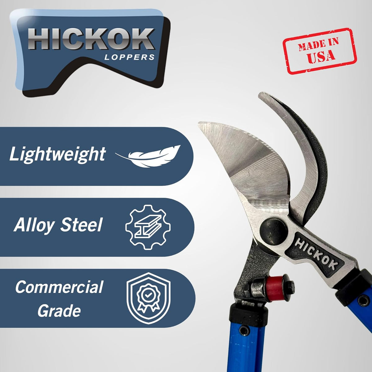 Heavy Duty Loppers for Tree Trimming – 32" Branch Cutter & Pruning Shears with Long Handle |