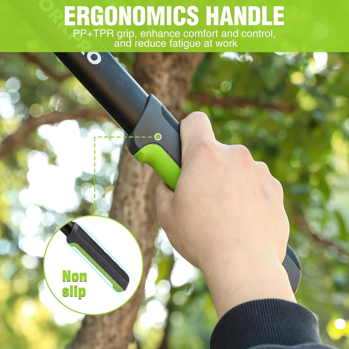 WORKPRO 27" Garden Bypass Lopper and Tree Trimmer, Heavy Duty Branch Cutter with 1.6" Cutting