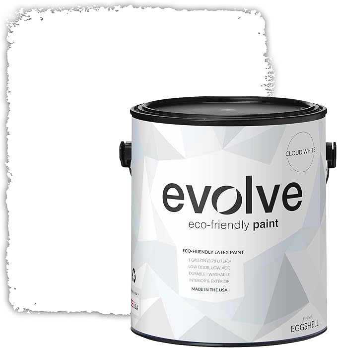 EVOLVE Paint & Primer: Environment-friendly, Eggshell with One-coat Coverage for Interior &