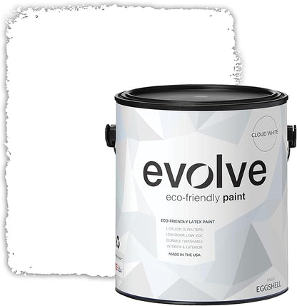 EVOLVE Paint & Primer: Environment-friendly, Eggshell with One-coat Coverage for Interior &