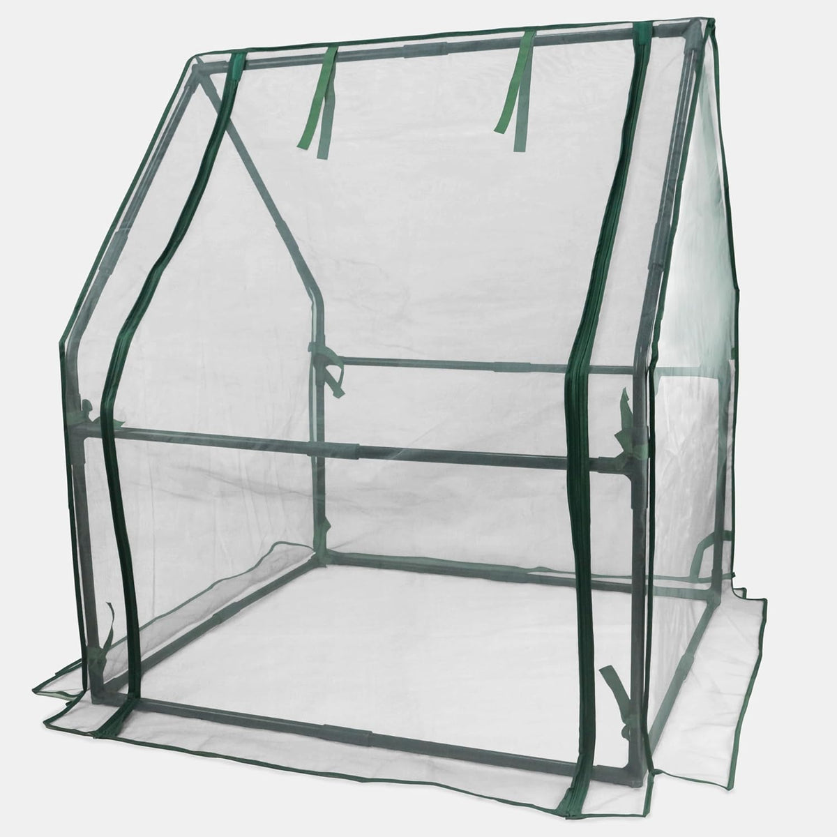 Gardzen Mini Greenhouse with Mesh Cover, Portable Outdoor Greenhouse, Enhanced Ventilation, Ideal