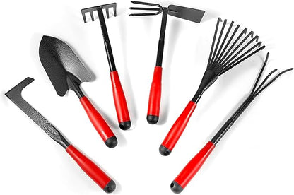 Set of 6 Gardening Tool Set, Rust-Resistant Handy Tools for Gardening, Ideal Gardening Gift Set
