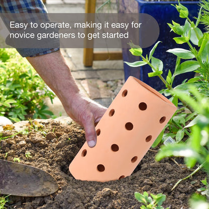 Underground Worm Farm Clay 10Inch Garden Composting bin Ceramics Outdoor Gardening from Kitchen
