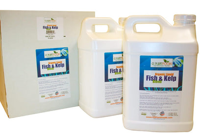Omri Listed Fish & Kelp Fertilizer by GS Plant Foods (5 Gallons) - Organic Fertilizer for