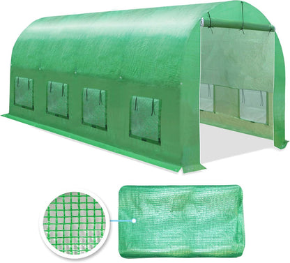 BenefitUSA Cover Canopy Replacement for Larger Green House 16'x7'x7' Walk in Outdoor Plant