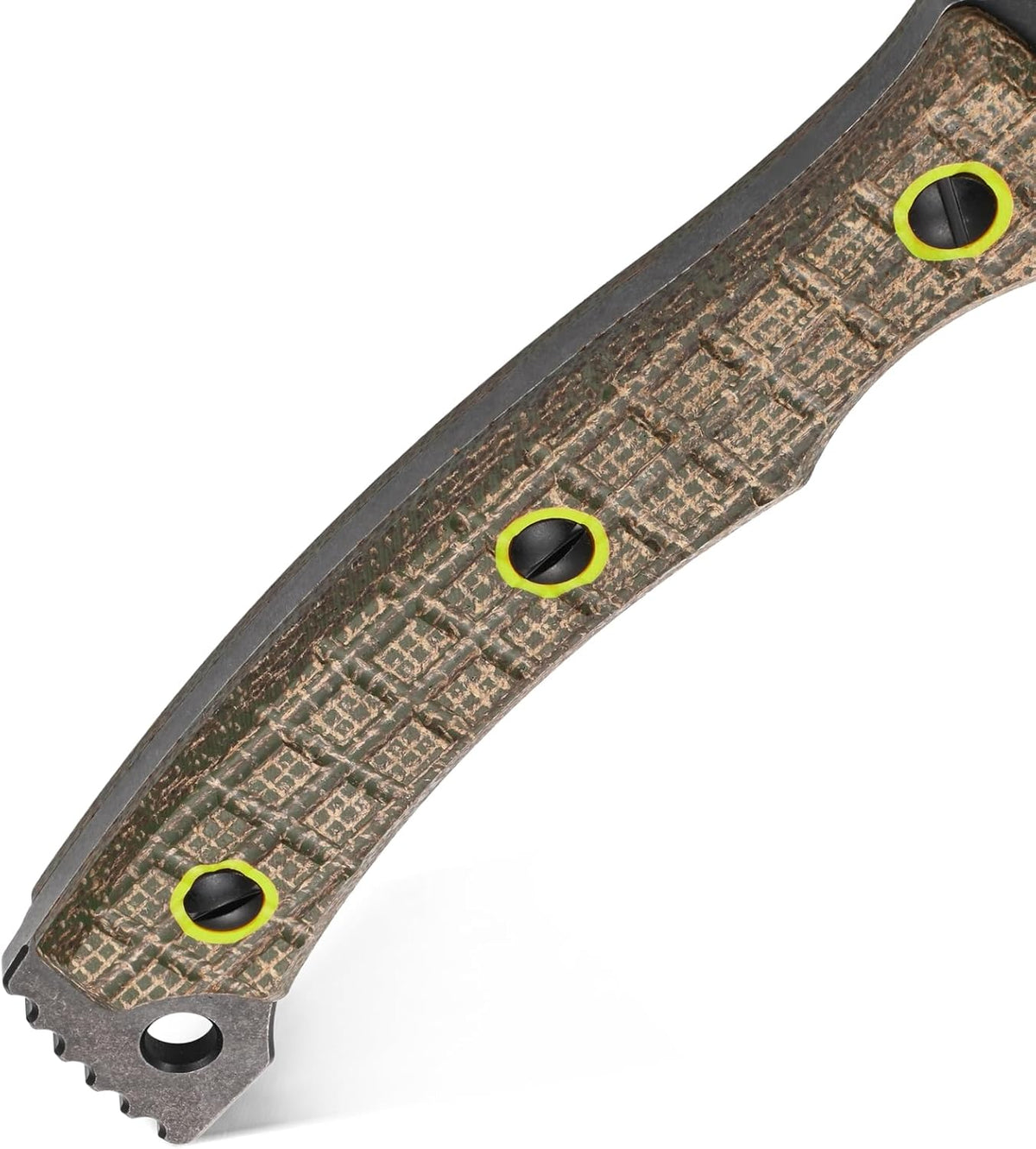 C1393 Camping Hatchet Survival Axe,DC53 Steel Blade with Micarta Handle Multitool Axe Hex Wrenches