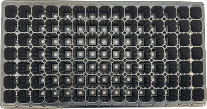 105 Cell Seedling Plastic Nursery Trays, 10 Pack, Thick Durable Germination Plug Trays, 1050 Cells