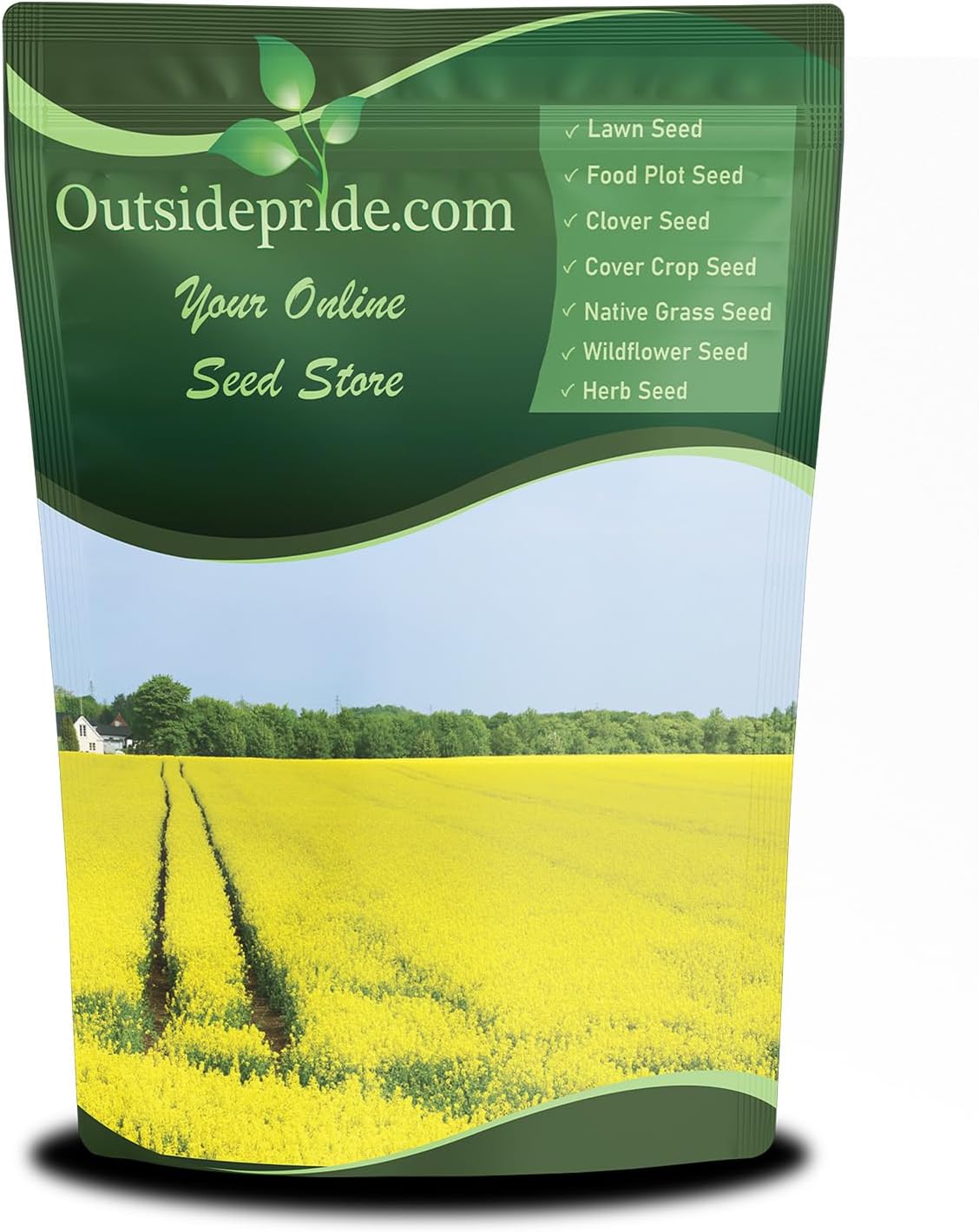 Outsidepride Trophy Forage Rape Seed - 1 Lb Heat, Cold & Drought-Tolerant Brassica Food Plot Seed