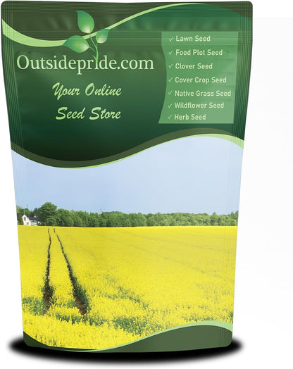 Outsidepride Trophy Forage Rape Seed - 1 Lb Heat, Cold & Drought-Tolerant Brassica Food Plot Seed