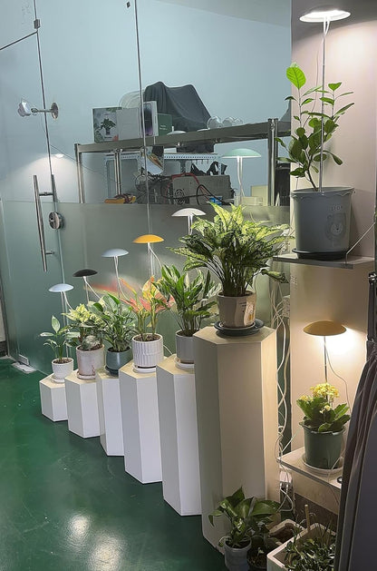 LED Grow Lights for Indoor Plants 4 Pack, Smart USB Small Full Spectrum Plant Lights with Remote