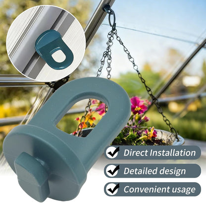 150Pcs Greenhouse Hooks Hanger Kit - Twist Clips for Aluminium Greenhouse Insulation