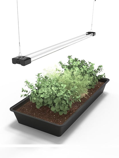 DYMOND Boostgro LED Seed Starter Grow Light 4FT Full Spectrum Linkable 5000k Daylight + 660nm Red +